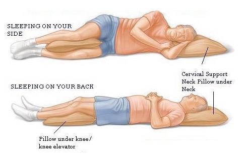 benefits of pillow under knees